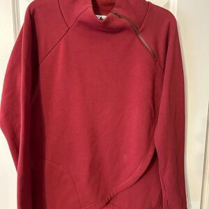 Athleta Burgundy Zip-Up Jacket